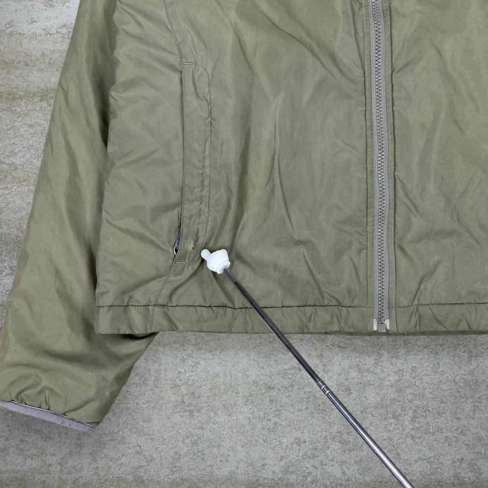 Vintage Y2K The North Face Puffer Jacket Mens L Green Grey Insulated Polyester - Picture 7 of 13